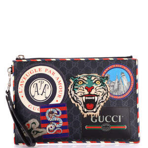 Gucci Night Courrier Pouch Gg Coated #250936G58B